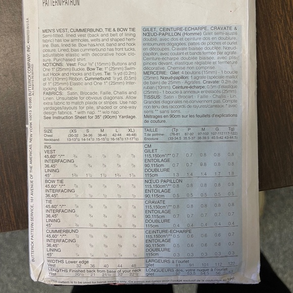 Butterick pattern #6663 MB41 - Picture 2 of 2